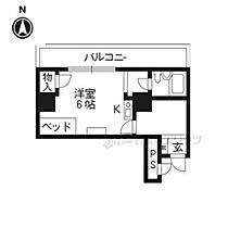 松屋レジデンス百万遍 312 ｜ 京都府京都市左京区田中門前町（賃貸マンション1R・3階・28.32㎡） その2