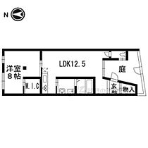 西ノ京西中合町64-18貸家  ｜ 京都府京都市中京区西ノ京西中合町（賃貸一戸建1LDK・1階・48.91㎡） その2