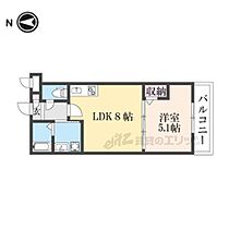 グラカン冷泉町 103 ｜ 京都府京都市中京区西ノ京冷泉町（賃貸マンション1LDK・1階・30.10㎡） その2