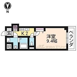 YAMASHO23 1Kの間取図画像