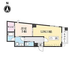 HaleLuana東山 1LDKの間取図画像
