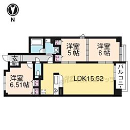 CedarForest京都北山 3LDKの間取図画像