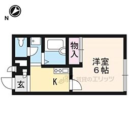 レオパレス清水 1Kの間取図画像