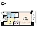 プレサンス京都四条烏丸3階5.0万円