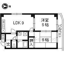 京都府京都市上京区一条通西洞院東入元真如堂町（賃貸マンション2LDK・3階・47.52㎡） その2