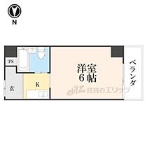 京都府京都市中京区聚楽廻中町（賃貸マンション1R・3階・15.96㎡） その2