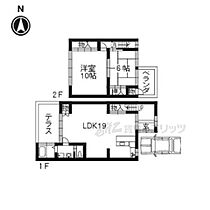 京都府京都市左京区田中飛鳥井町（賃貸一戸建2LDK・--・86.28㎡） その2