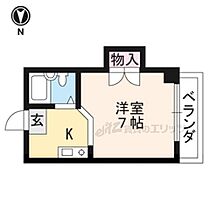 京都府京都市左京区下鴨下川原町（賃貸マンション1K・3階・16.20㎡） その2