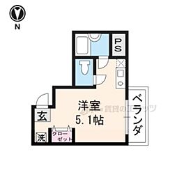 🉐敷金礼金0円！🉐京福電気鉄道北野線 北野白梅町駅 徒歩15分