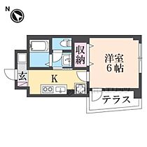 下鴨葵館 102 ｜ 京都府京都市左京区下鴨芝本町（賃貸マンション1K・1階・26.28㎡） その2