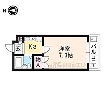 グリーン馬町 402 ｜ 京都府京都市東山区渋谷通本町東入３丁目上新シ町（賃貸マンション1K・4階・21.00㎡） その2