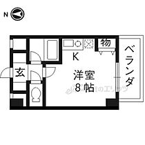 大晋メゾネ御所西 310 ｜ 京都府京都市上京区梅屋町（賃貸マンション1R・3階・25.00㎡） その2