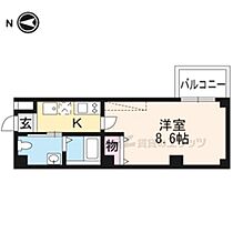 京都府京都市北区紫野上築山町（賃貸マンション1K・3階・24.75㎡） その2