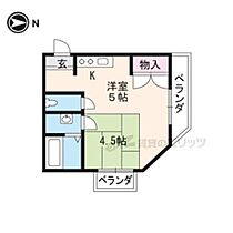 京都府京都市左京区高野清水町（賃貸マンション1K・2階・27.54㎡） その1