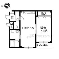 京都府京都市上京区東西町（賃貸マンション1LDK・2階・43.05㎡） その2