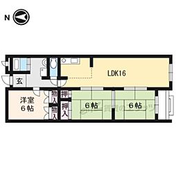 グランドパレスもと庄屋 3LDKの間取図画像
