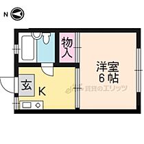 京都府京都市右京区龍安寺衣笠下町（賃貸アパート1K・2階・19.80㎡） その2