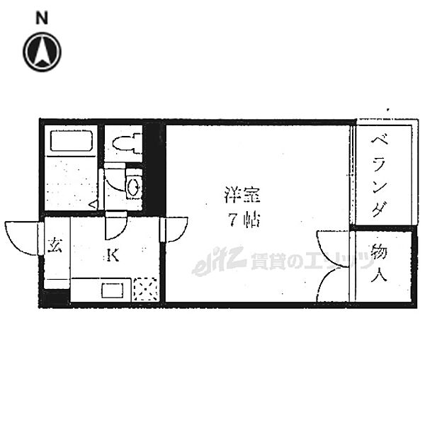 ヴァン四条大宮 801｜京都府京都市下京区四条通堀川西入唐津屋町(賃貸マンション1K・8階・23.50㎡)の写真 その2