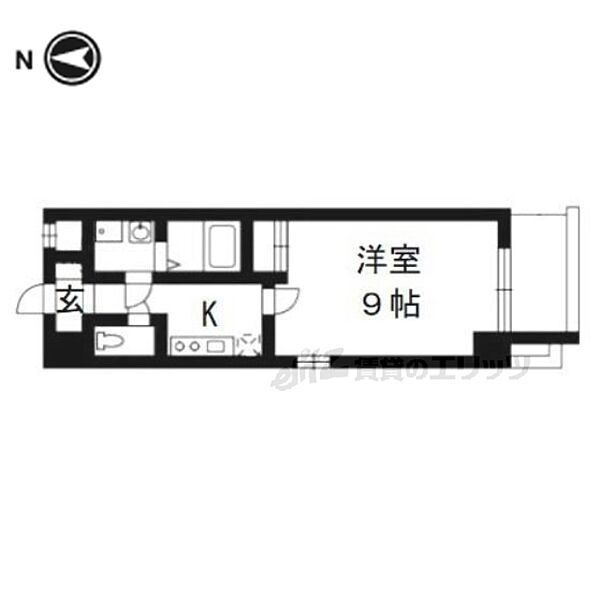 バロン 305｜京都府京都市下京区朱雀北ノ口町(賃貸マンション1K・3階・28.00㎡)の写真 その2