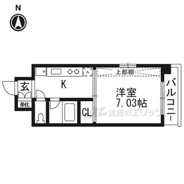 ル・パルトネール西大路御池 ｜京都府京都市中京区西ノ京南原町(賃貸マンション1K・3階・23.80㎡)の写真 その2