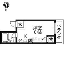 京都府京都市下京区西七条北月読町（賃貸マンション1R・3階・17.00㎡） その2