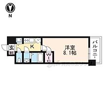 京都府京都市下京区梅小路高畑町（賃貸マンション1K・5階・26.10㎡） その2