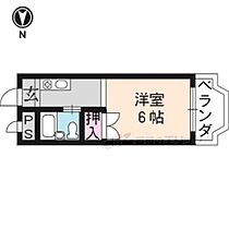 シャレー小野 208 ｜ 京都府京都市中京区聚楽廻西町（賃貸マンション1K・2階・18.00㎡） その2