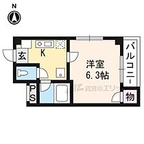 西陣パークハイツ 301 ｜ 京都府京都市上京区大宮通上立売上る樋之口町（賃貸マンション1K・3階・20.00㎡） その2