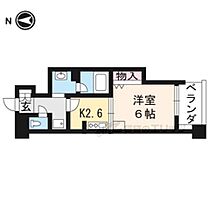 京都府京都市中京区姉小路通油小路東入宮木町（賃貸マンション1K・6階・25.51㎡） その1