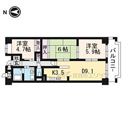 アネックス 3LDKの間取図画像
