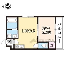ERRISUEGA 1LDKの間取図画像