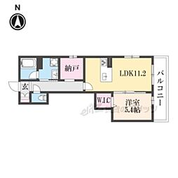 シャーメゾンrelafort 1LDKの間取図画像