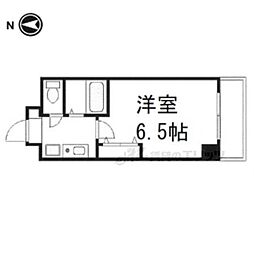 プレサンス京都二条城前 1Kの間取図画像