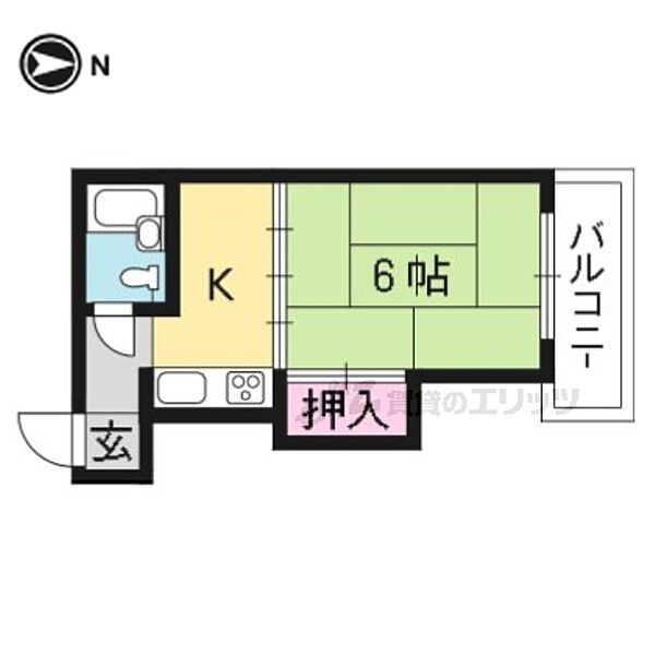 京都府京都市東山区分木町(賃貸マンション1K・4階・18.46㎡)の写真 その2