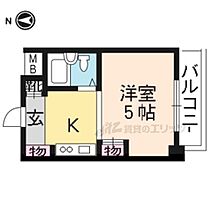 コーポライラック 413 ｜ 京都府京都市山科区上花山久保町（賃貸マンション1K・4階・15.81㎡） その2