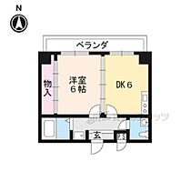 シャンバーグ東山 205 ｜ 京都府京都市東山区今熊野阿弥陀ケ峯町（賃貸マンション1DK・2階・33.00㎡） その2