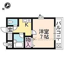 クッキィーＣ 205 ｜ 滋賀県大津市月輪１丁目（賃貸マンション1K・2階・20.41㎡） その2