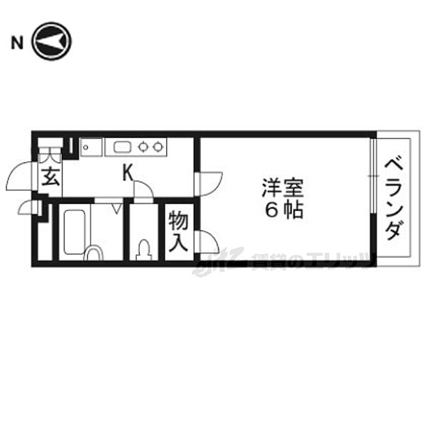 レオパレス三井田II 103｜京都府京都市南区東九条南河辺町(賃貸マンション1R・4階・20.81㎡)の写真 その2