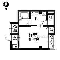 京都府京都市中京区壬生東土居ノ内町（賃貸マンション1K・2階・17.00㎡） その2