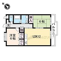 滋賀県守山市吉身５丁目（賃貸マンション2LDK・3階・58.50㎡） その2