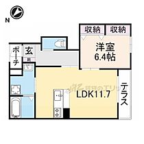 滋賀県彦根市高宮町（賃貸アパート1LDK・1階・46.97㎡） その2