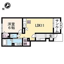 レ・セーナ 101 ｜ 滋賀県近江八幡市馬淵町（賃貸アパート1LDK・1階・45.81㎡） その2