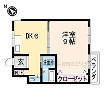 鈴木マンション 3-2 ｜ 滋賀県野洲市北野１丁目（賃貸マンション1DK・3階・29.70㎡） その2