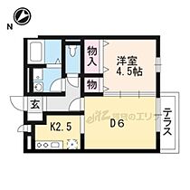 滋賀県草津市西渋川２丁目（賃貸アパート1LDK・1階・35.10㎡） その2