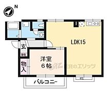 サルドセジュール 102 ｜ 滋賀県野洲市行畑１丁目（賃貸アパート1LDK・1階・46.70㎡） その2