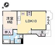 ノースヴィリッジＶ 102 ｜ 滋賀県彦根市八坂町（賃貸アパート1LDK・1階・46.06㎡） その1