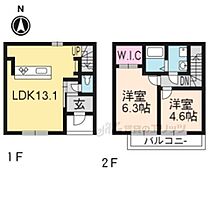 セントフィオーレ東山本町 G ｜ 京都府京都市東山区本町１８丁目（賃貸テラスハウス2LDK・1階・57.61㎡） その2