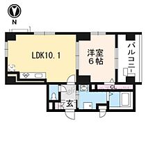 キャピタルライフ御所南 102 ｜ 京都府京都市中京区松屋町（賃貸マンション1LDK・1階・40.22㎡） その2