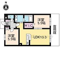 滋賀県大津市大江１丁目（賃貸マンション2LDK・1階・56.30㎡） その1