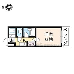ステージハウス 1Kの間取図画像